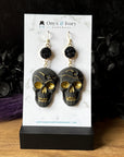 Goth Glam Skull Dangle