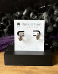 Skelly Hand Huggie Hoops