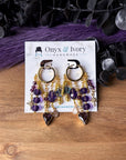 Spell Caster Beaded Hoops