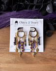 Witching Hour Beaded Hoops