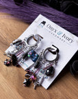 By the Moon Beaded Hoops
