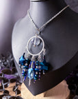 Midnight Hour Beaded Pendant Necklace