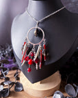Dracula Beaded Pendant Necklace