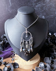 By the Moon Beaded Pendant Necklace