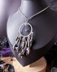 By the Moon Beaded Pendant Necklace