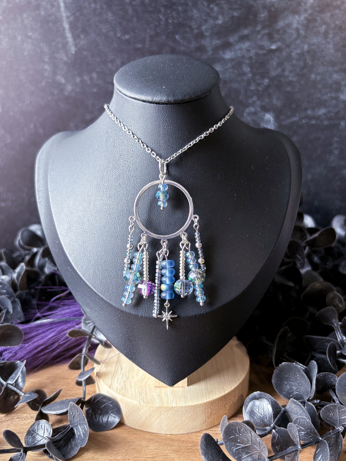 Star Gazer Beaded Pendant Necklace