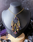 Moon Child Beaded Pendant Necklace