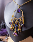 Moon Child Beaded Pendant Necklace