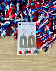 Americana Beaded Dangle