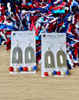 Americana Beaded Dangle