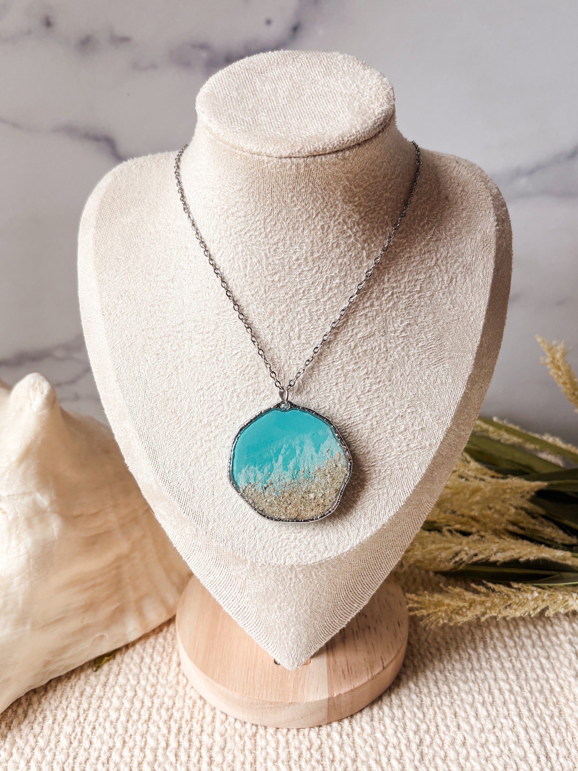 Ocean's Edge Pendant Necklace