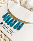 Daphne Necklace in Turquoise